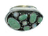 Genuine Sterling Silver Turquoise And Opal Southwestern Jewelry Ring Size 7-3/4 YX68900